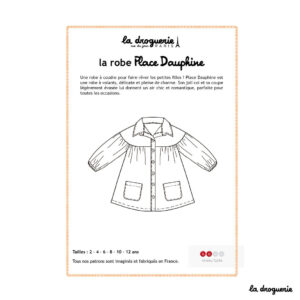 Patron robe enfant Place Dauphine