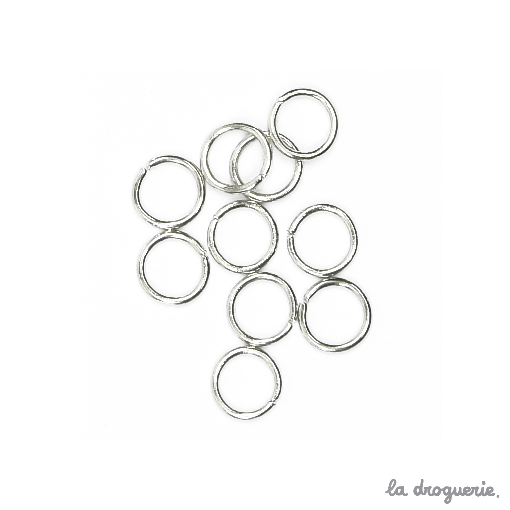 Anneau en D ou D-Ring 6mm - 12,50 €HT le lot de 5