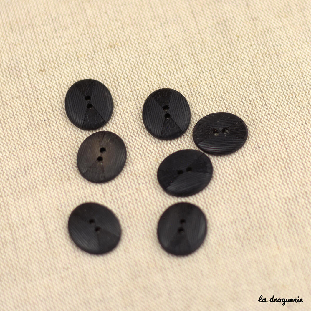 Bouton Confetti corozo 20 mm - La Droguerie