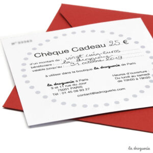 Carte Cadeau La Droguerie