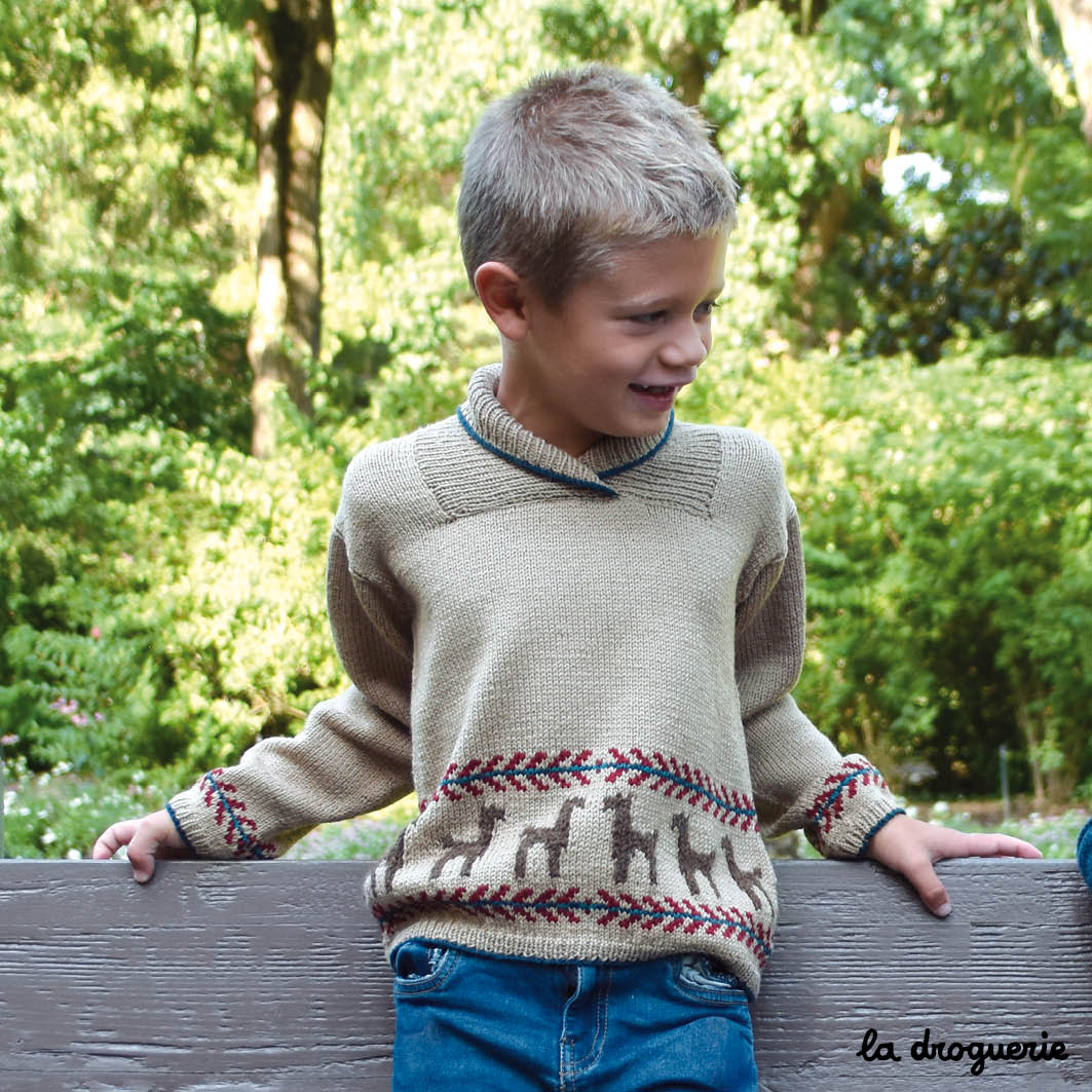 Promenade au parc : le pull enfant - La Droguerie