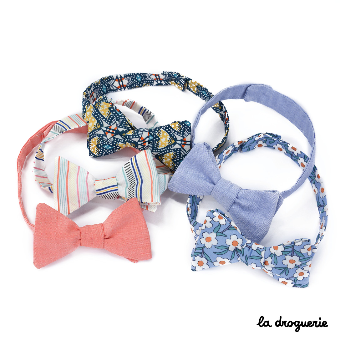 élastiques cheveux bébé, noeud papillons liberty et paillettes