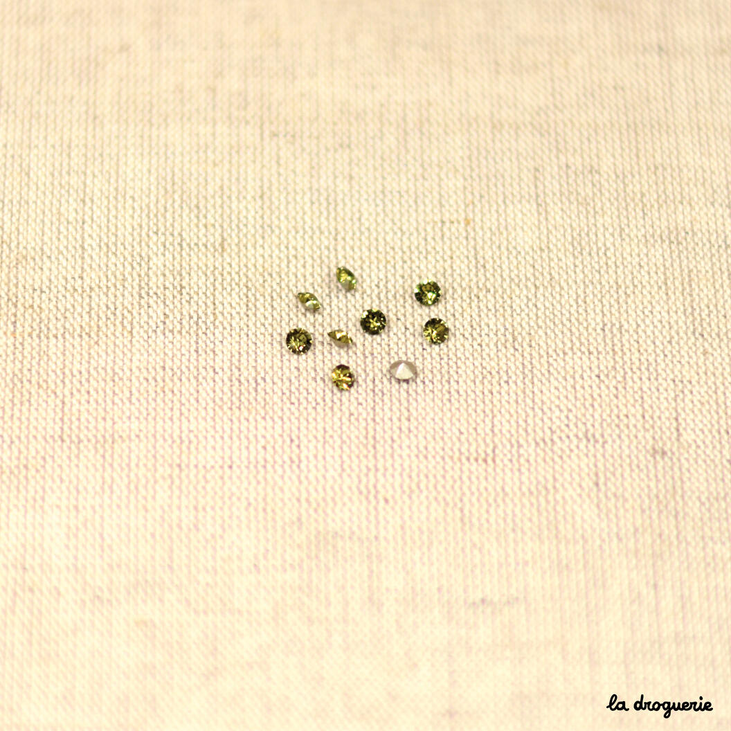 Perle "Strass chaton" 3,90 mm – Kaki