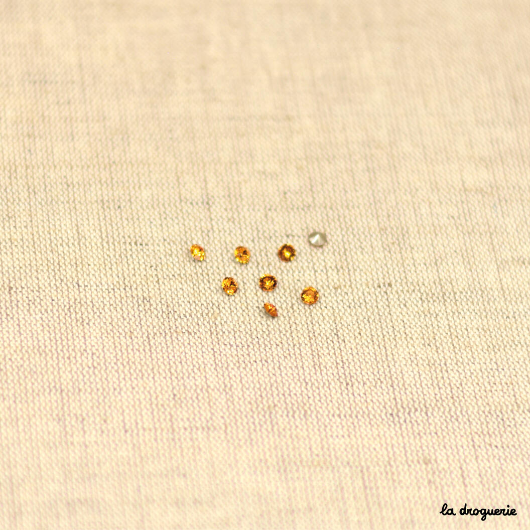 Perle "Strass chaton" 3,90 mm – Topaze