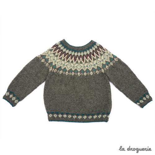 Le pull enfant Boulevard des Batignolles version garçon - La Droguerie