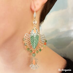 Kit Bijou - Les boucles d'oreilles Feuille d'oranger
