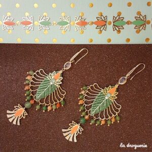 Kit Bijou - Les boucles d'oreilles Feuille d'oranger