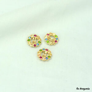 Boutons Boules Passementerie Bleu Nuit 14-18mm - Buttons Paradise