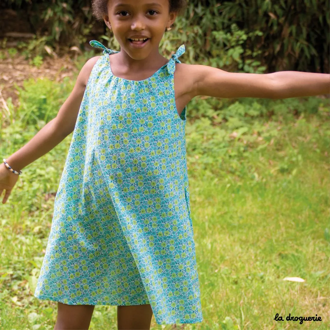 Patron couture robe enfant Pont les Bains La Droguerie