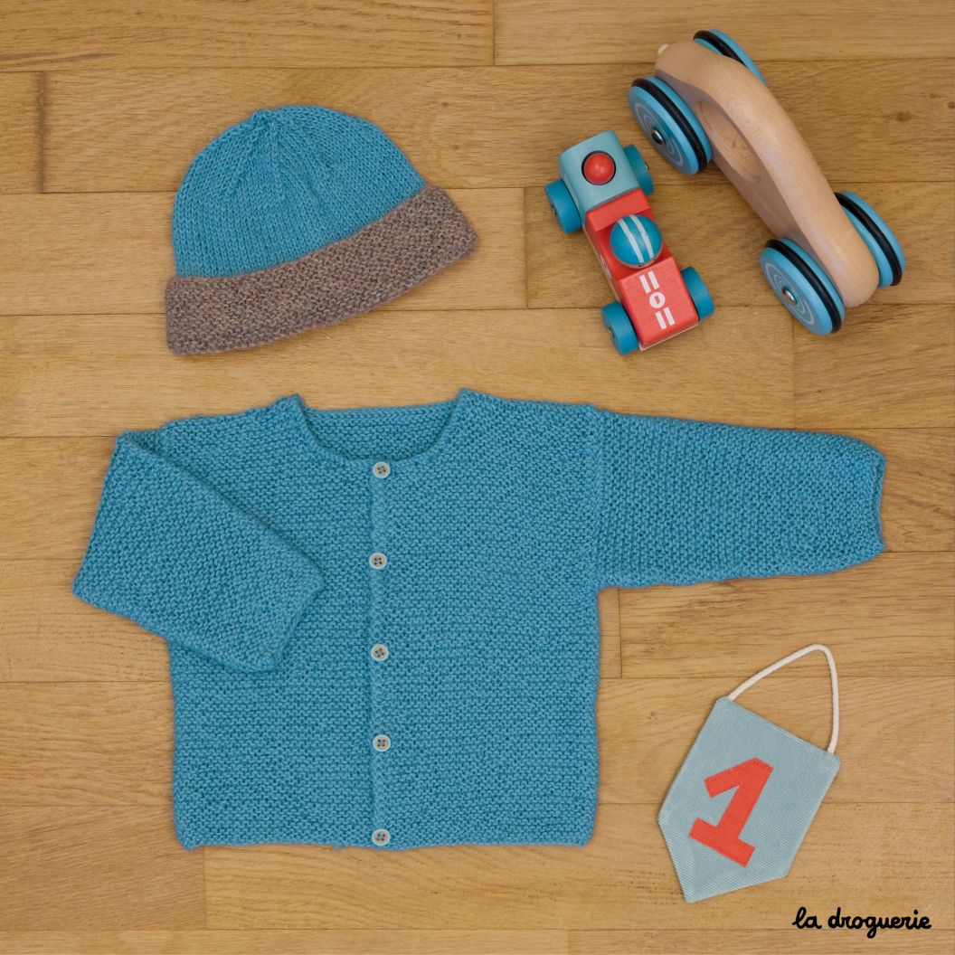 Kit tricot - L'ensemble naissance à tricoter soi-même