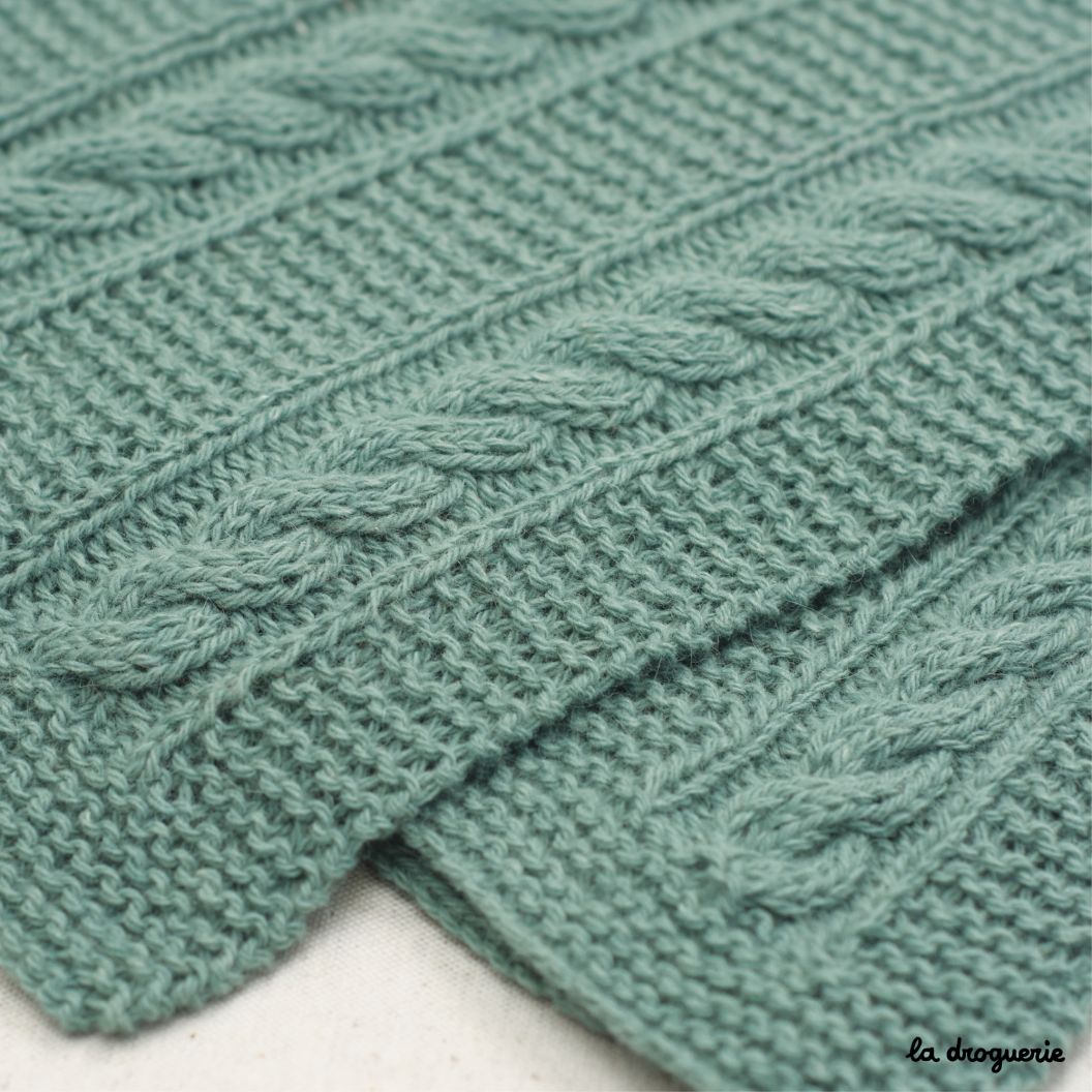 Kit à tricoter plaid en mohair - Tricot d'intérieur