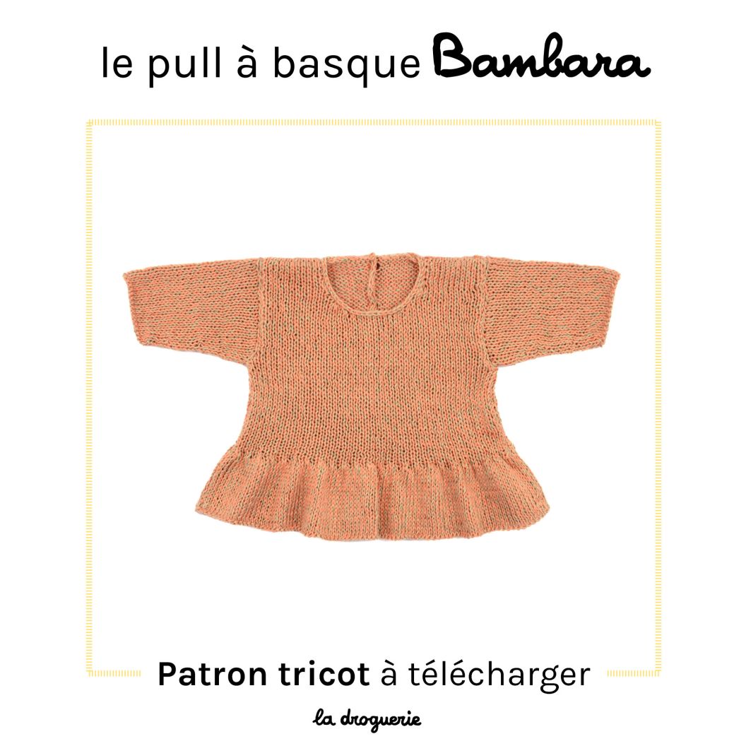 Pull bébé layette tricoter sur mesure