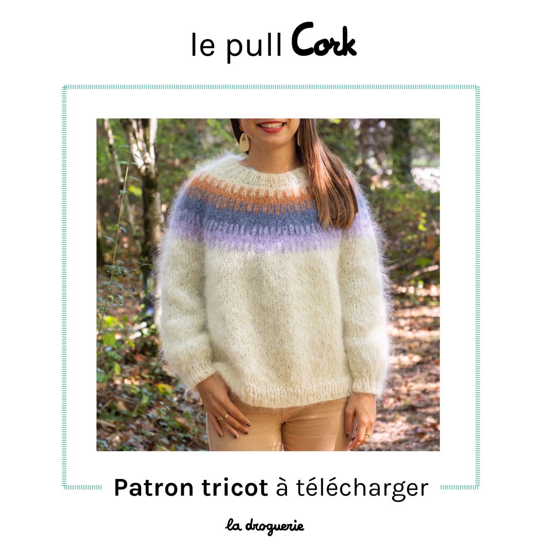 Fiche tricot du pull femme Cork - La Droguerie