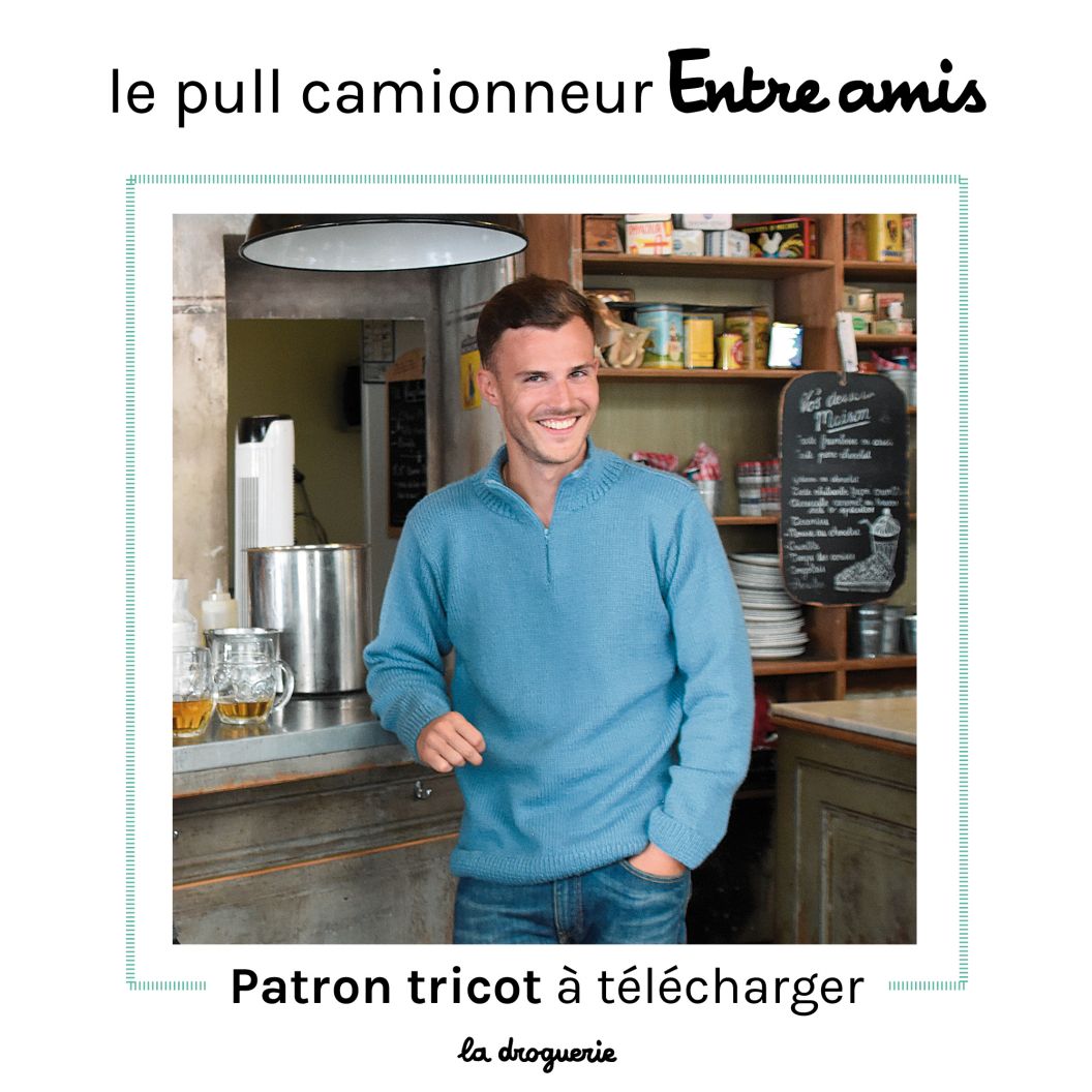 Pull camionneur homme laine alpaga