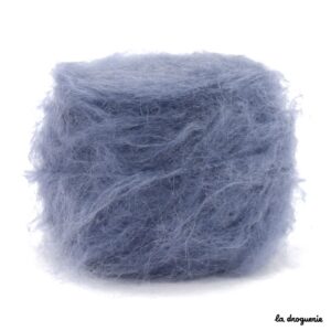 Fil à tricoter Kid mohair - Bleu électrique