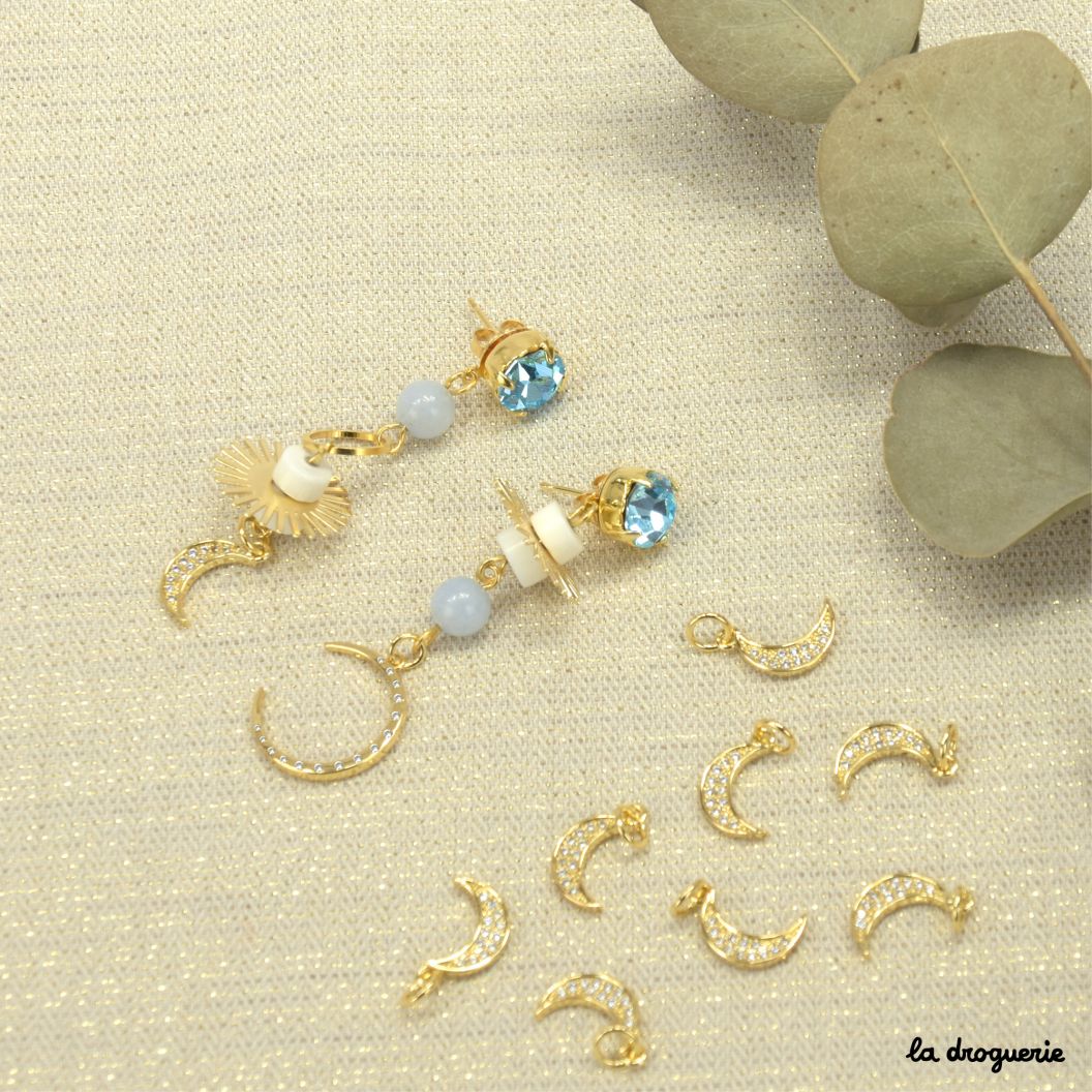 Boucles d'Oreilles Claire Lune