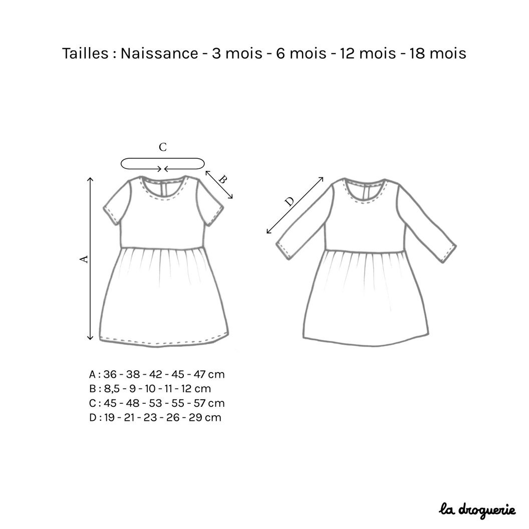 Robe de bébé 12 Mois