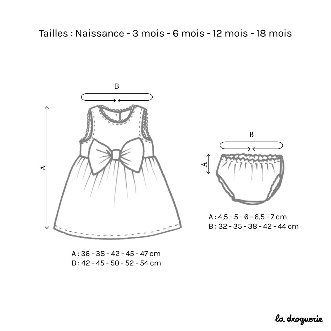 Longueur robe bébé shop 6 mois