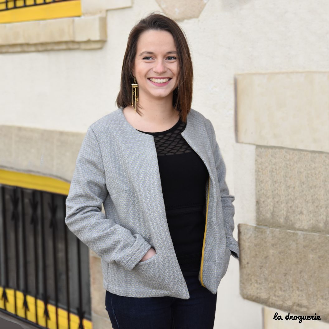 Veste shop droite femme