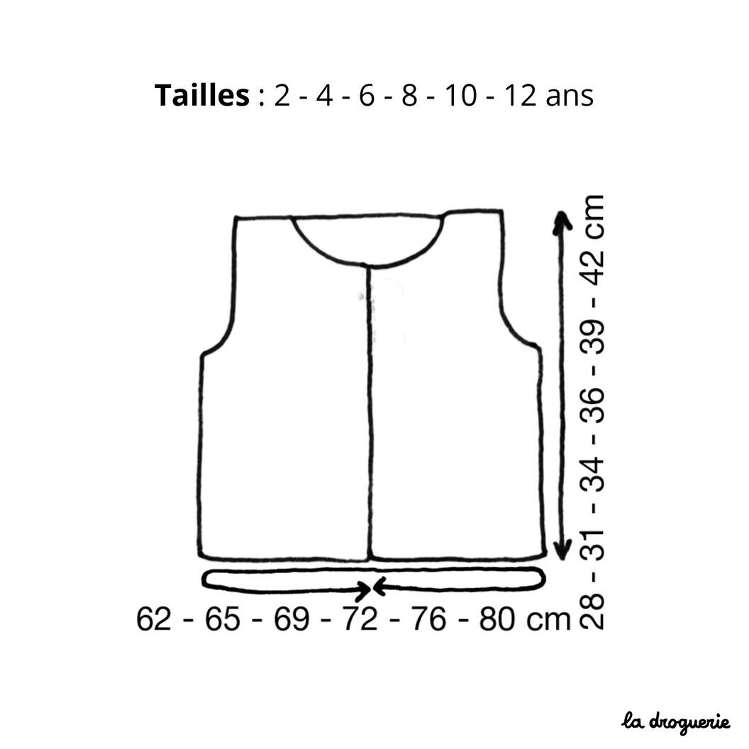 La sélection de modèles de tricot de gilet fille taille 10 ans gratuit