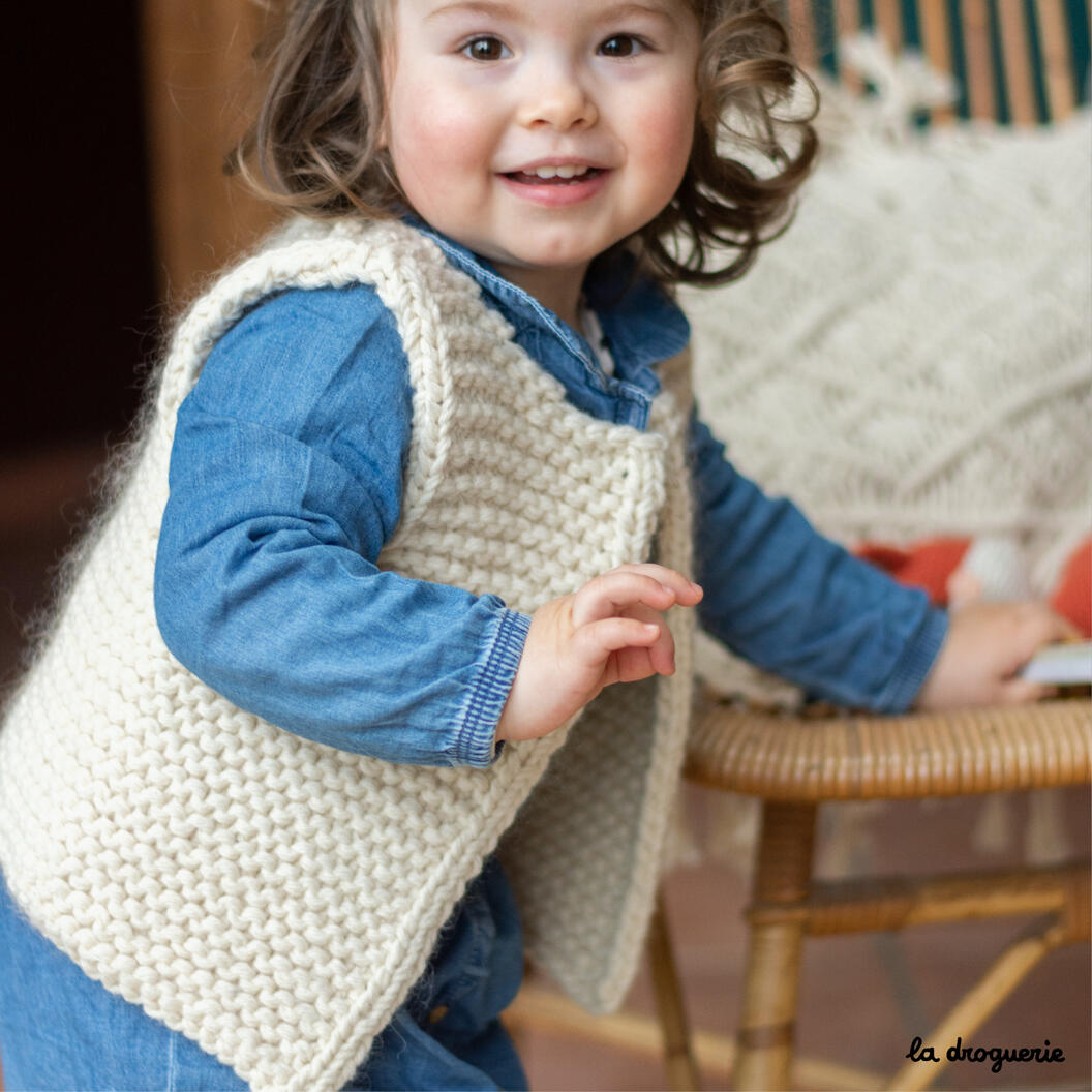 Kit A Tricoter du pull enfant Koala en Surnaturelle - La Droguerie