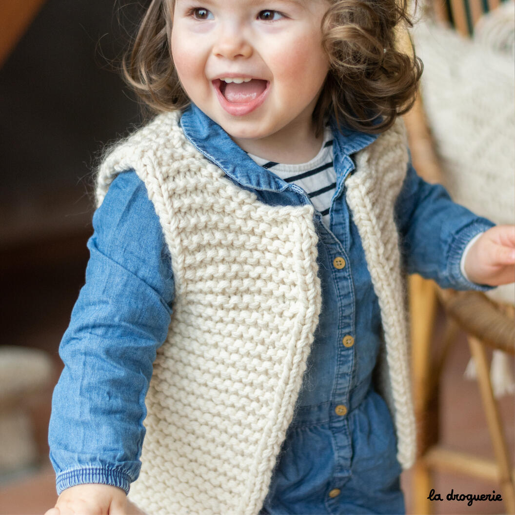 Gilet enfant (Petit) Agora 4-12a - tricot