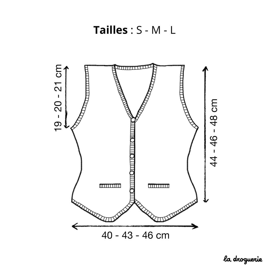 Le gilet femme sans manches Grignan - La Droguerie