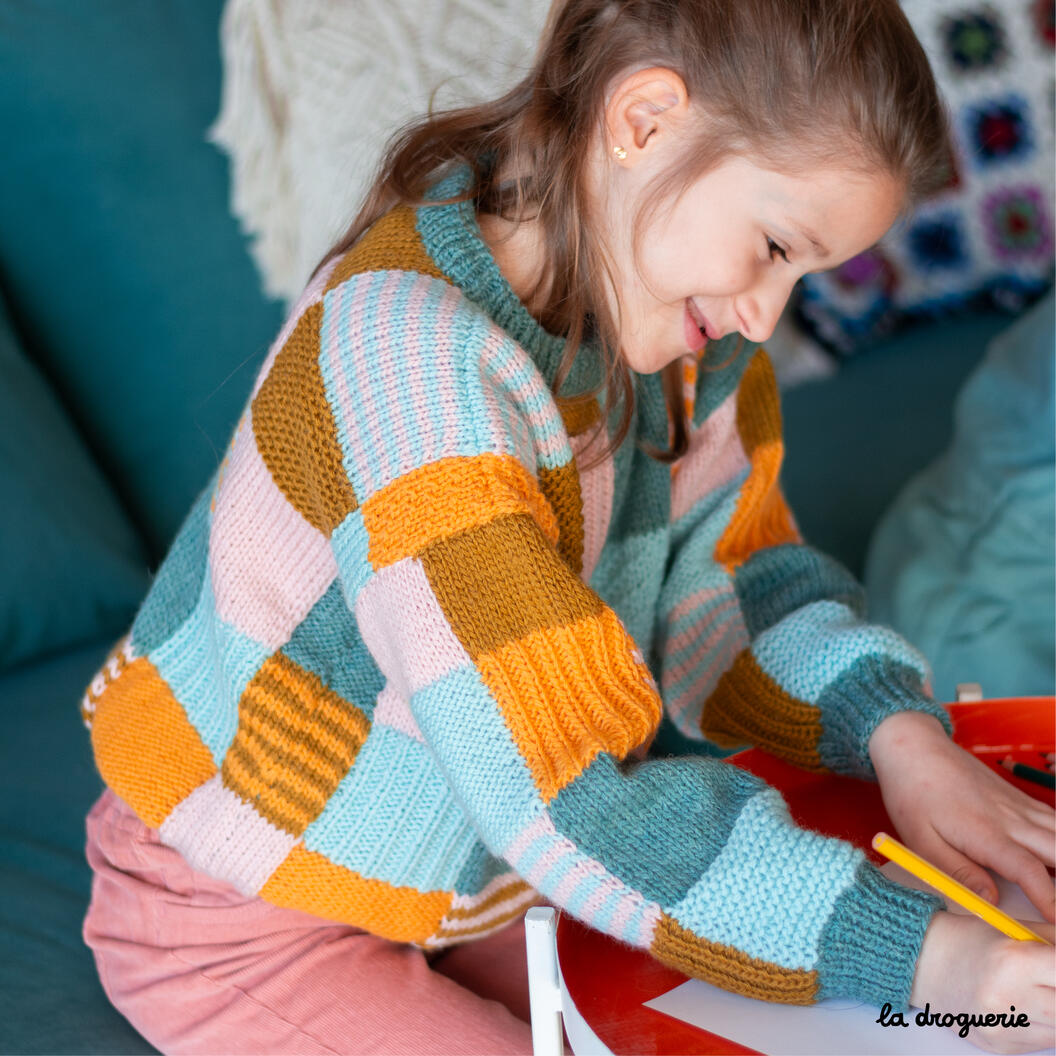 Kit création de bijoux enfant - 100 perles en bois avec fils - Kit