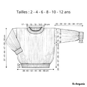 Kit A Tricoter du pull enfant Ars-en-Ré