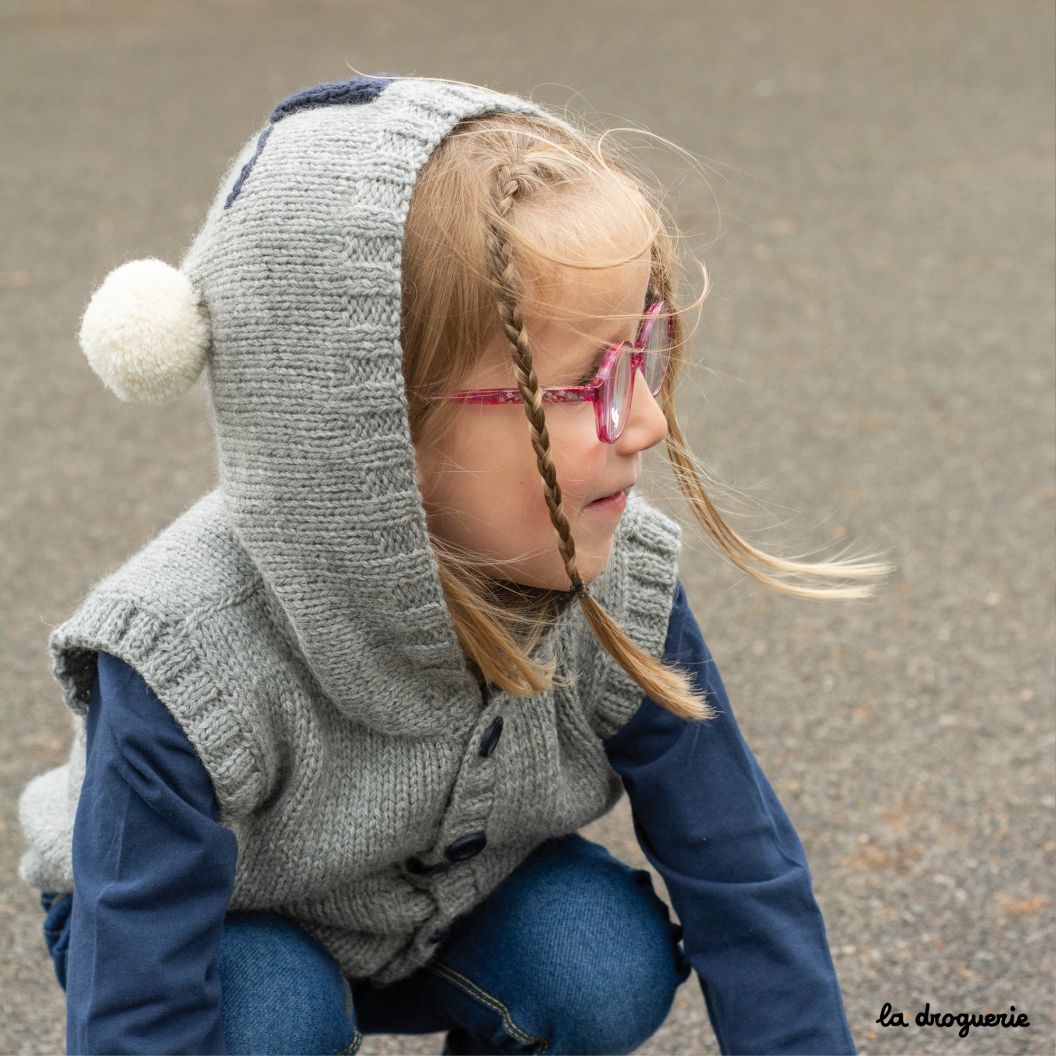 Kit A Tricoter du pull enfant Koala en Surnaturelle - La Droguerie