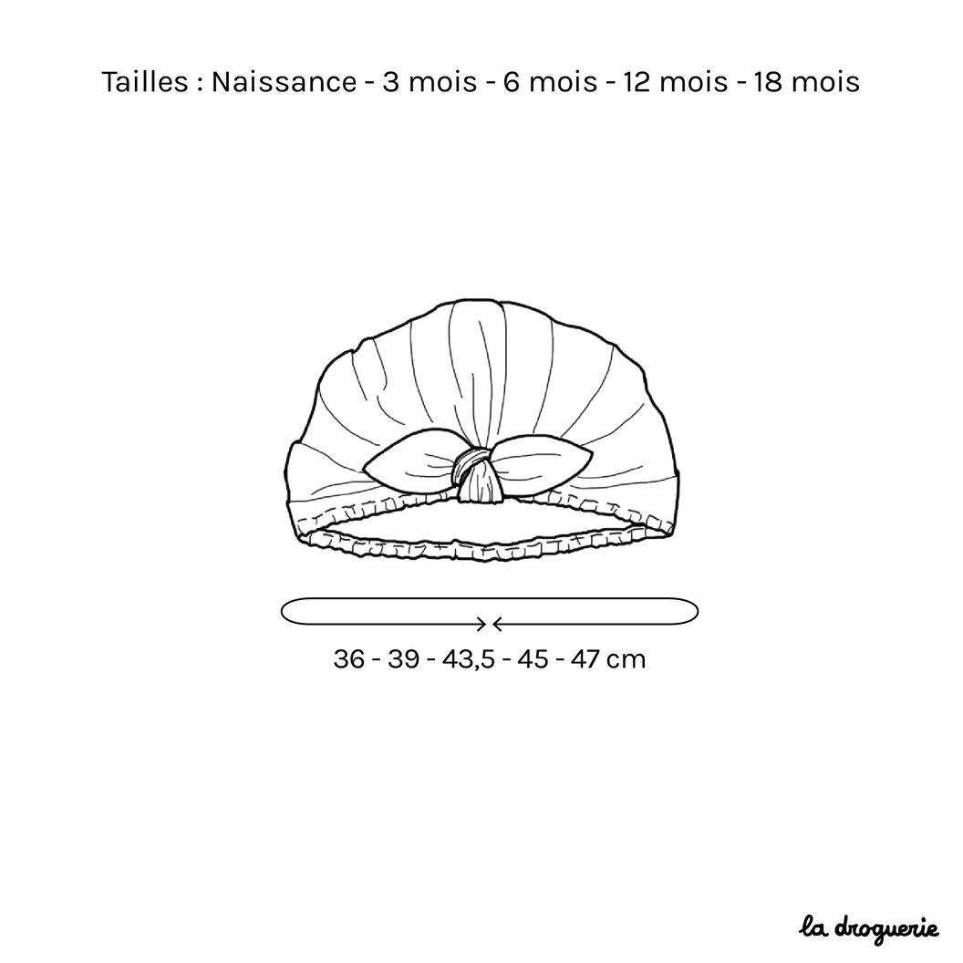 Étiquettes de taille bébé enfant noir sur blanc