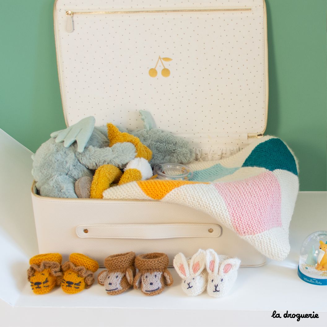 Kit à tricoter des chaussons bébé - Tricot d'intérieur