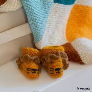 Kit de tricot Bébé (confirmé) - Chaussons bébé