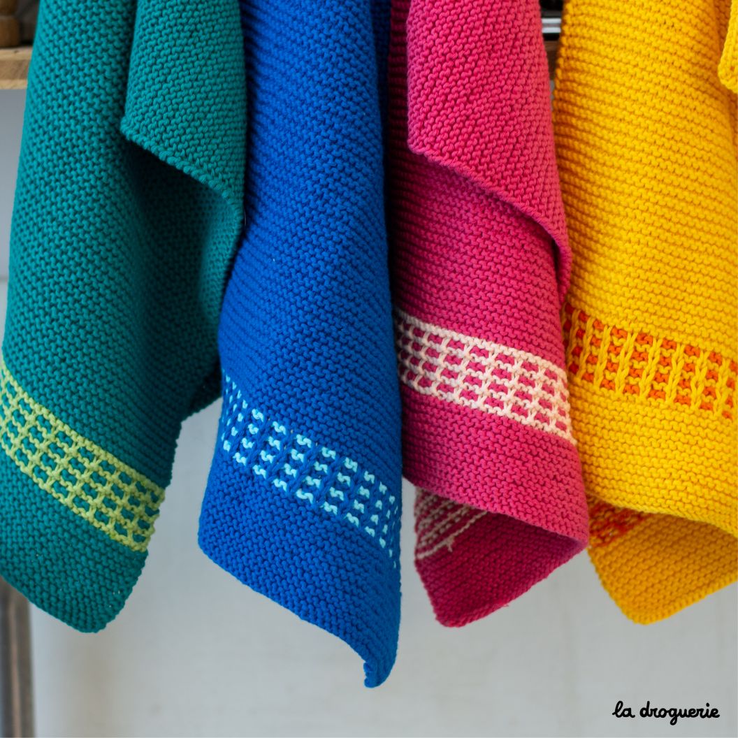 Kit à tricoter des torchons - Tricot d'intérieur