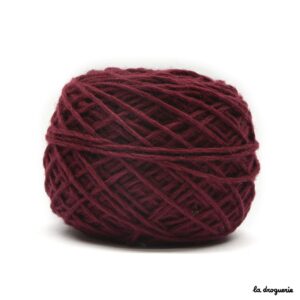 tricoter mini.b 100% pure laine peignée couleur betterave (bordeaux)