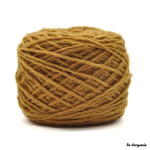 tricoter mini.b 100% pure laine peignée couleur Blé (moutarde)