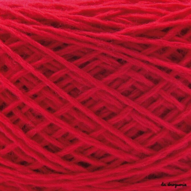 tricoter laine mini.B couleur Braise (rouge)