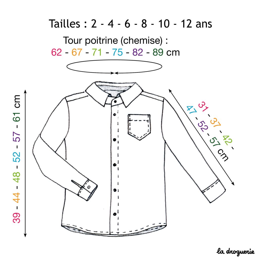 Chemise garçon 8 2025 ans