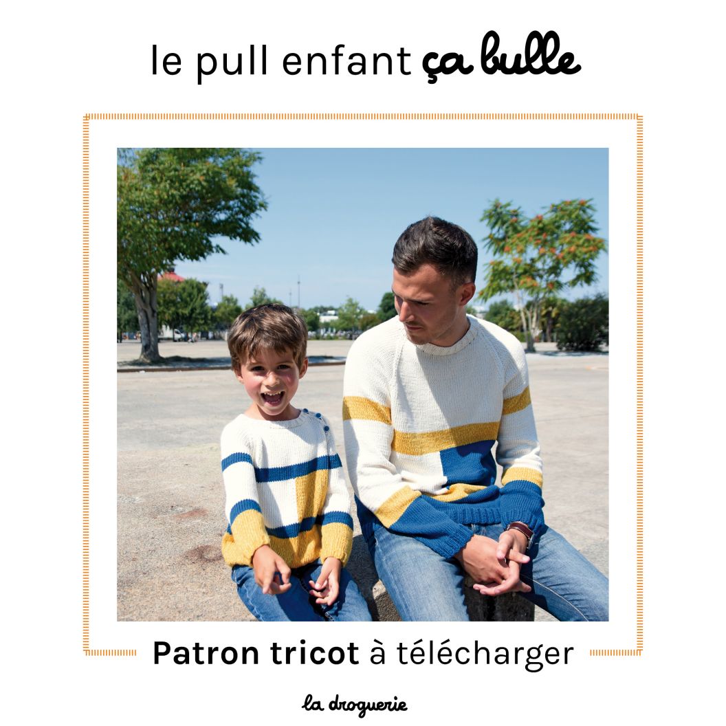 Fiche du pull enfant ça bulle - La Droguerie