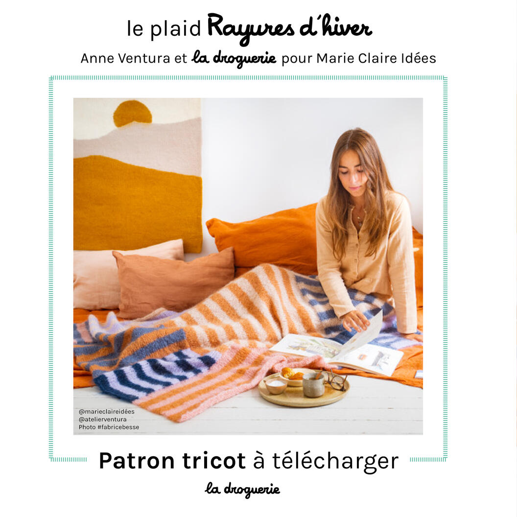 Patron gratuit pour tricoter un ensemble pour bébé - Marie Claire