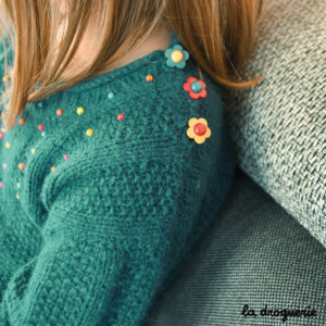 pull à tricoter pour enfant facile La Droguerie