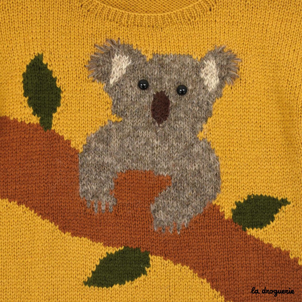 Kit A Tricoter du pull enfant Koala en Surnaturelle - La Droguerie