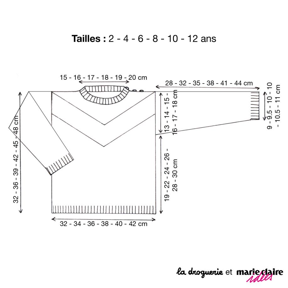 Fiche du pull enfant Place Rihour avec Marie Claire Idées