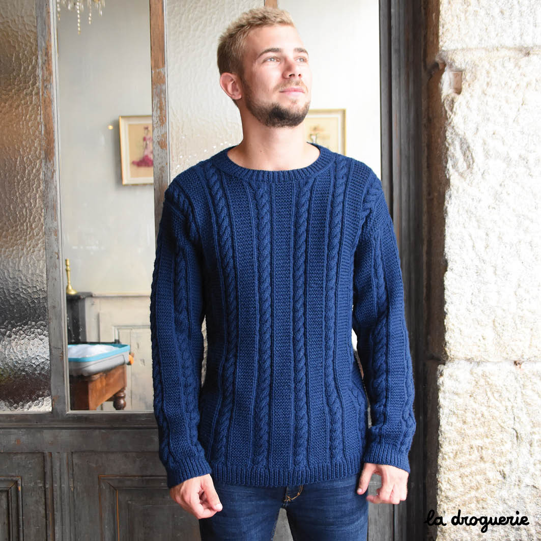 Entre amis : le pull irlandais traditionnel - La Droguerie