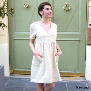 Robe femme top double gaze