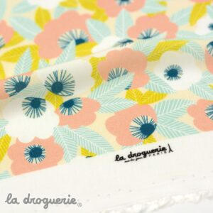 Tissu en rayonne - motif exclusif La Droguerie.