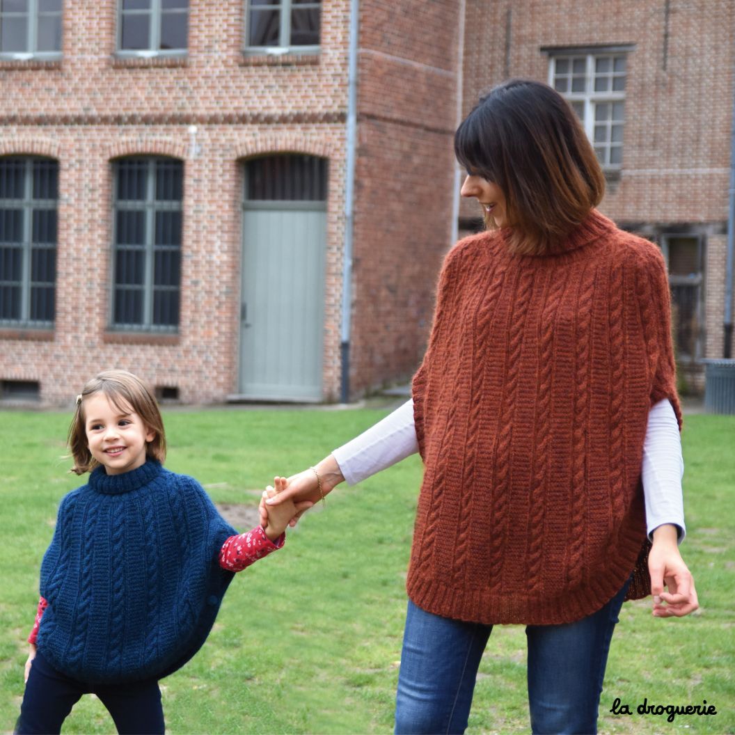 Tricoter poncho pour bébé, le tuto - Le blog de Ladylaine