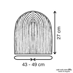 Fiche du poncho adulte Bois de Vincennes  Patron tricot à télécharger -  La Droguerie