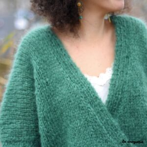 Fiche tricot du pull cache-coeur 