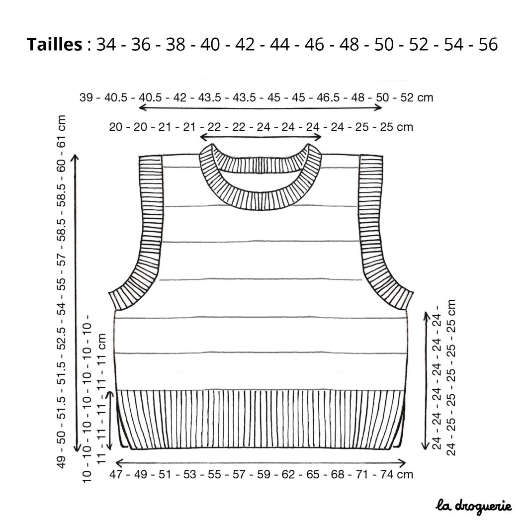 Modèle à tricoter pour débutant - Patron tricot gratuit débutant